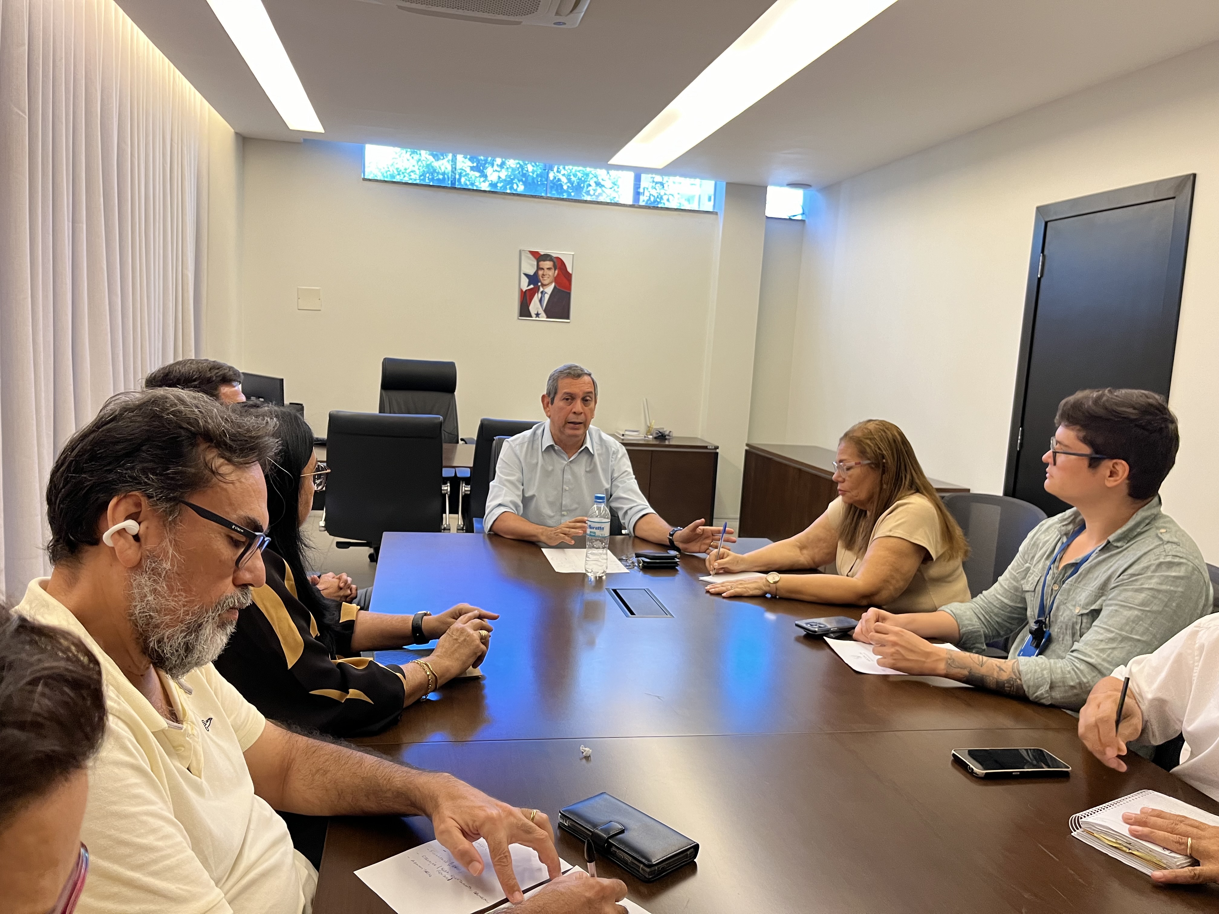 Equipe da Coordenadoria Técnica de Saneamento